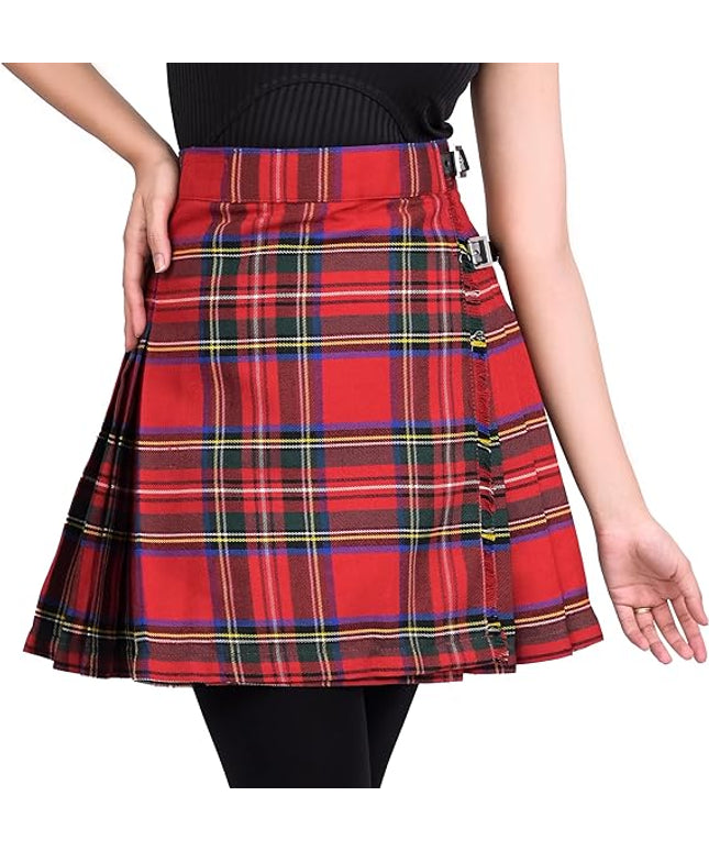 Women's PV Kilt in Royal Stewart Tartan