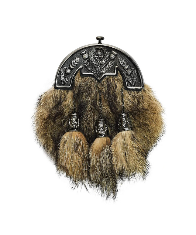 Coyote Fur Sporran - Highland Redstone