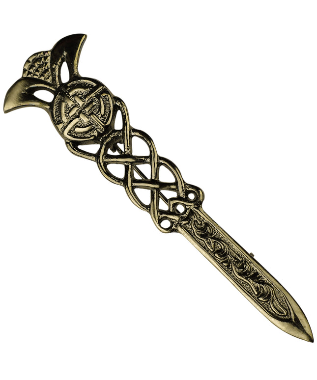 Scottish Kilt Pin for men | Gaelic Pewter Antique