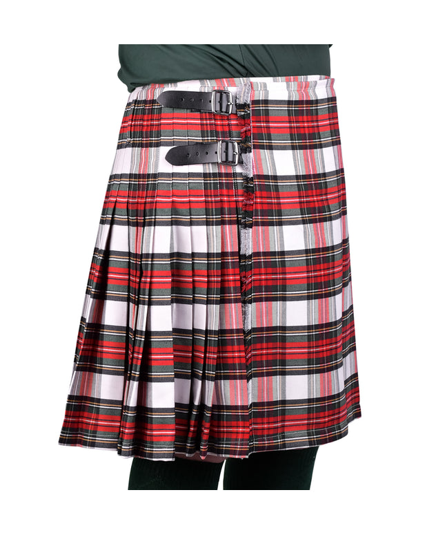 Kilt for Men I Dress Stewart Tartan Kilt Polyviscose 8 Yard Traditional Men Kilt
