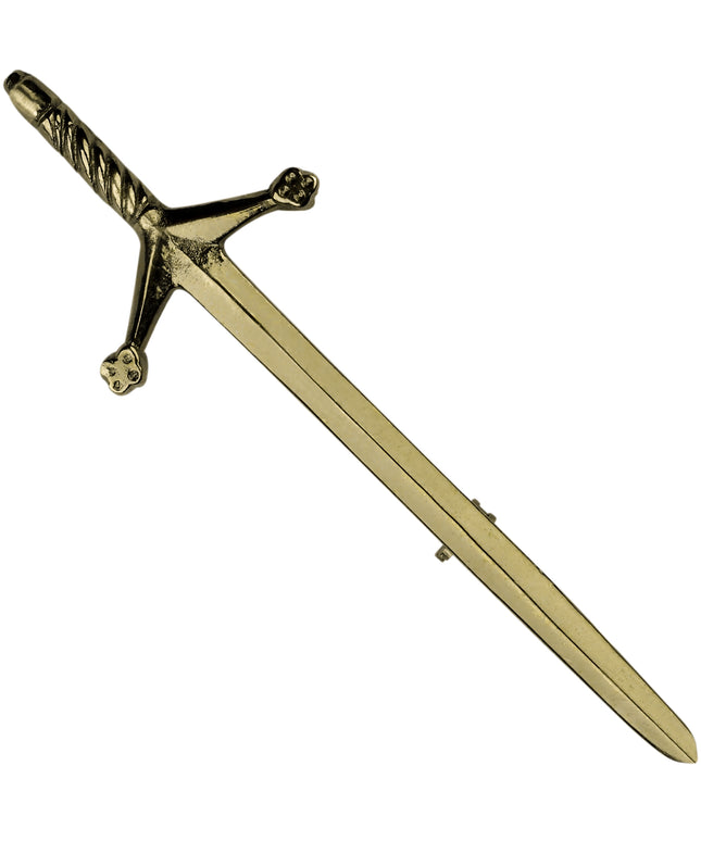 Scottish Kilt Pin for men | Pewter Sword Antique