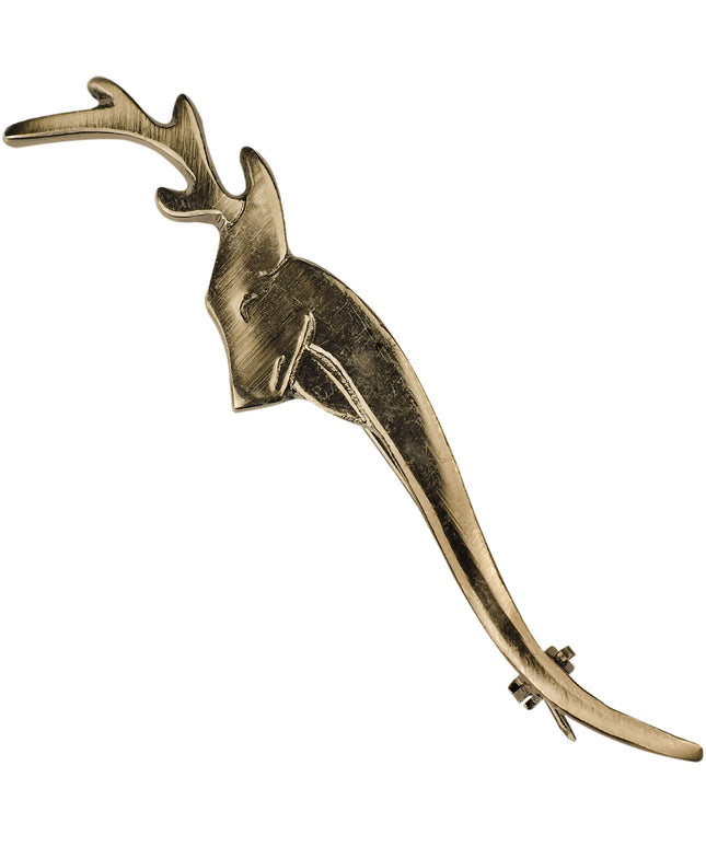 Scottish Kilt Pin for men | Stag Head Pewter Antique
