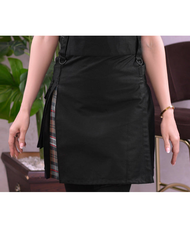 Women's Hybrid Utility Kilt in Scottish National Weathered Tartan