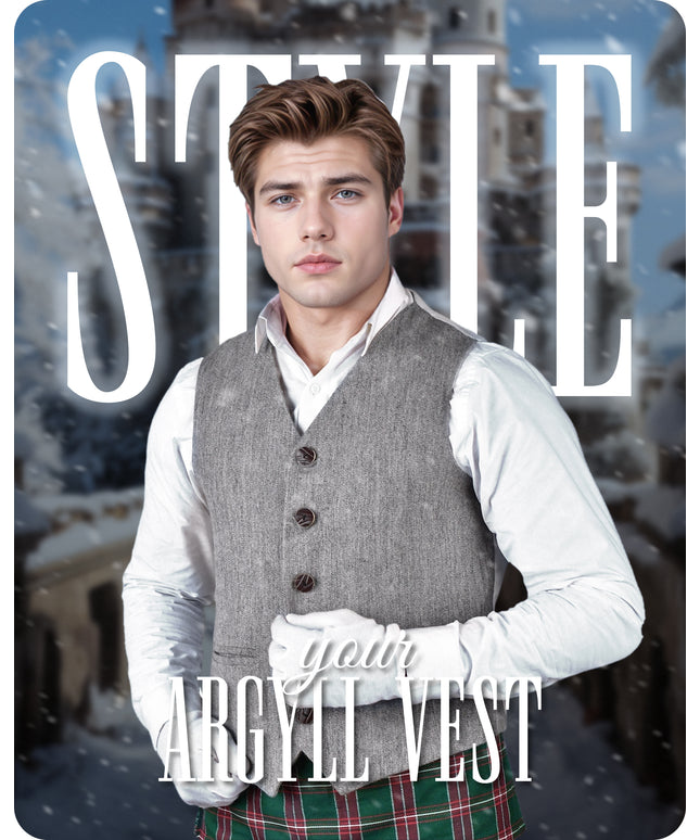 Grey Argyll Jacket & Vest