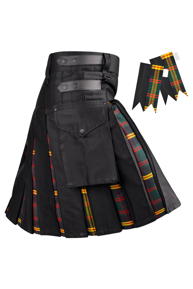 US Marine Corps - Leathernecks Hybrid Utility Kilt for Men  - Traditional Style with Modern Functionality