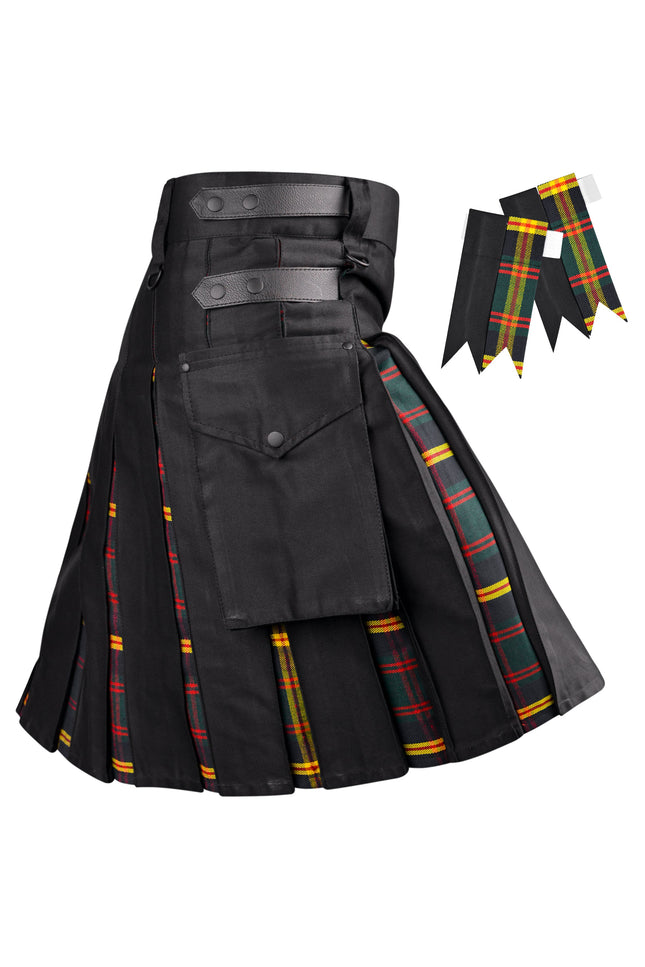 US Marine Corps - Leathernecks Hybrid Utility Kilt for Men  - Traditional Style with Modern Functionality | Big & Tall
