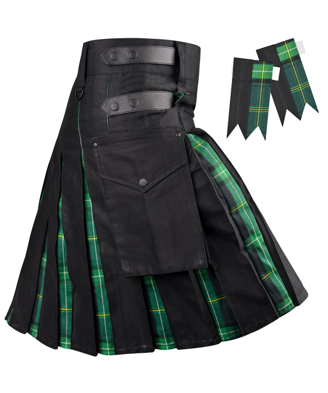 Celtic Hybrid Utility Kilt for Men - Traditional Style with Modern Functionality
