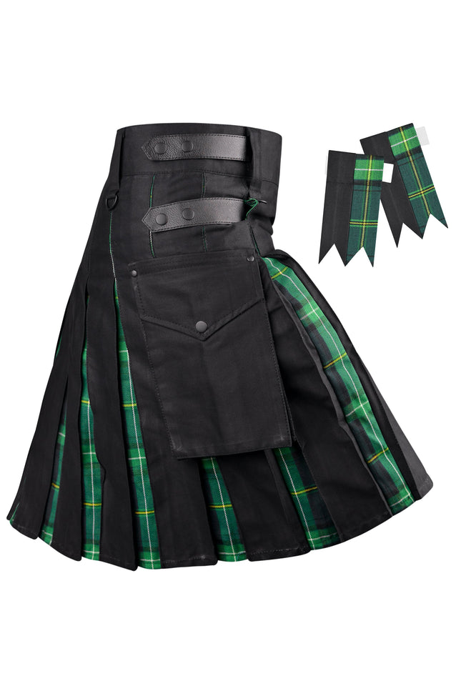 Celtic Hybrid Utility Kilt for Men - Traditional Style with Modern Functionality | Big & Tall