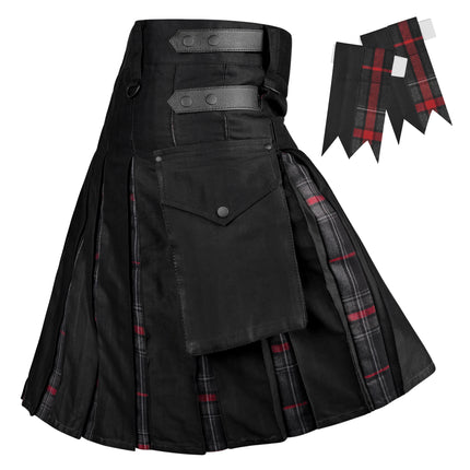 Kilts utilitaires hybrides Spirit Of Bruce pour hommes - Style traditionnel et fonctionnalité moderne