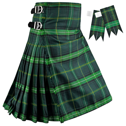 Kilt for Men I Celtic Tartan Kilt Polyviscose 8 Yard Traditional Men Kilt