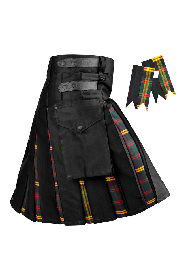 Falda Escocesa Híbrida Utilitaria US Marine Corps - Leathernecks para Hombre - Estilo Tradicional con Funcionalidad Moderna | Tallas Grandes y Altas
