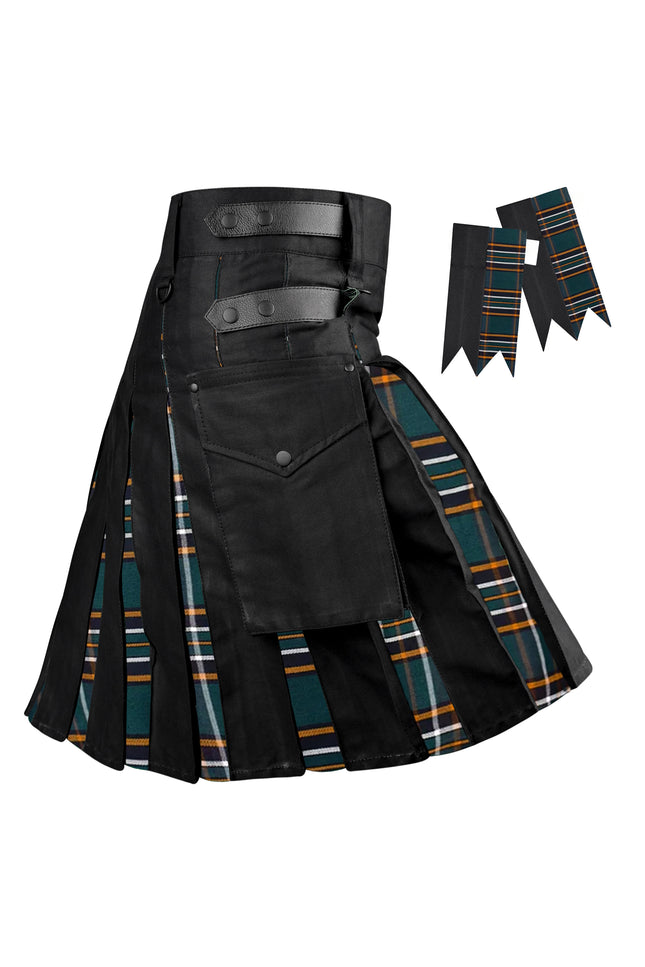Irish Heritage Hybrid Utility Kilts for Men  - Traditional Style with Modern Functionality