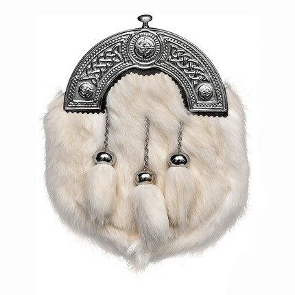 White Rabbit Formal Sporran w/ Celtic Cantle