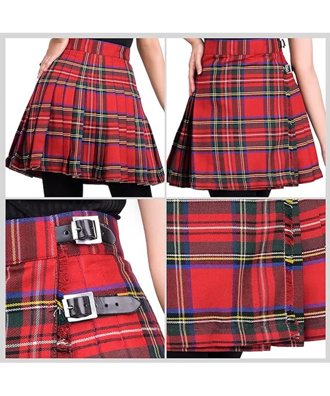 Women's PV Kilt in Royal Stewart Tartan