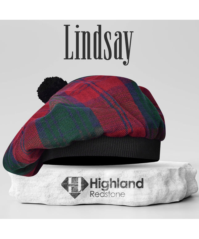 Tam O'Shanter Hat with Pompom | Lindsay  Tartan