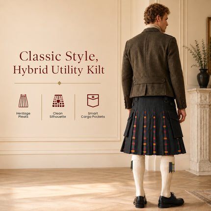 US Marine Corps - Leathernecks Hybrid Utility Kilt for Men  - Traditional Style with Modern Functionality