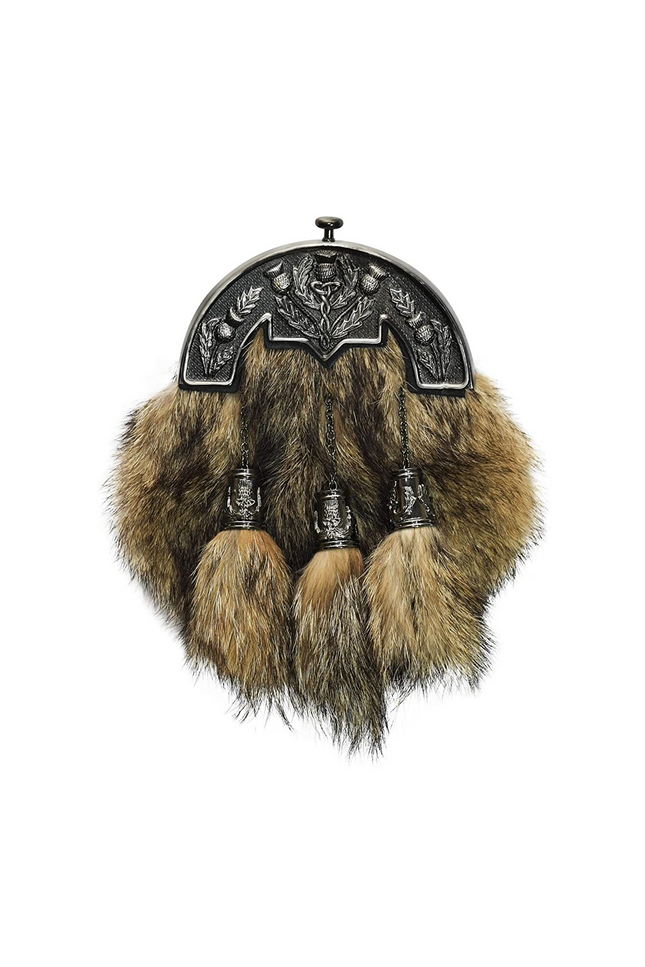 Coyote Fur Sporran - Highland Redstone