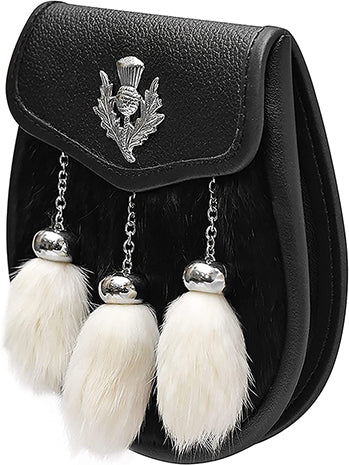 Semi Dress Gray Rabbit / Irish Harp Sporran main image 0