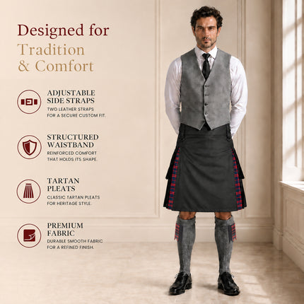 Kilts utilitarios híbridos para hombre (nacional escocés) 