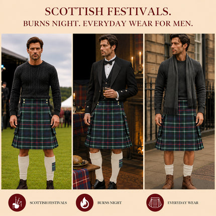 Valor Acrylic Utility Kilt | 16oz Mackenzie Tartan KIlt