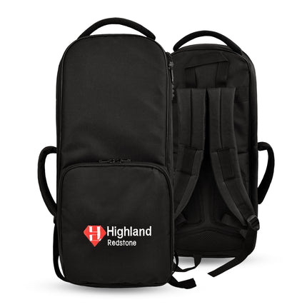 Scottish Bagpipe Carrying Case | Padded Travel Backpack for Great Highland Instruments with Shoulder Straps & Handles