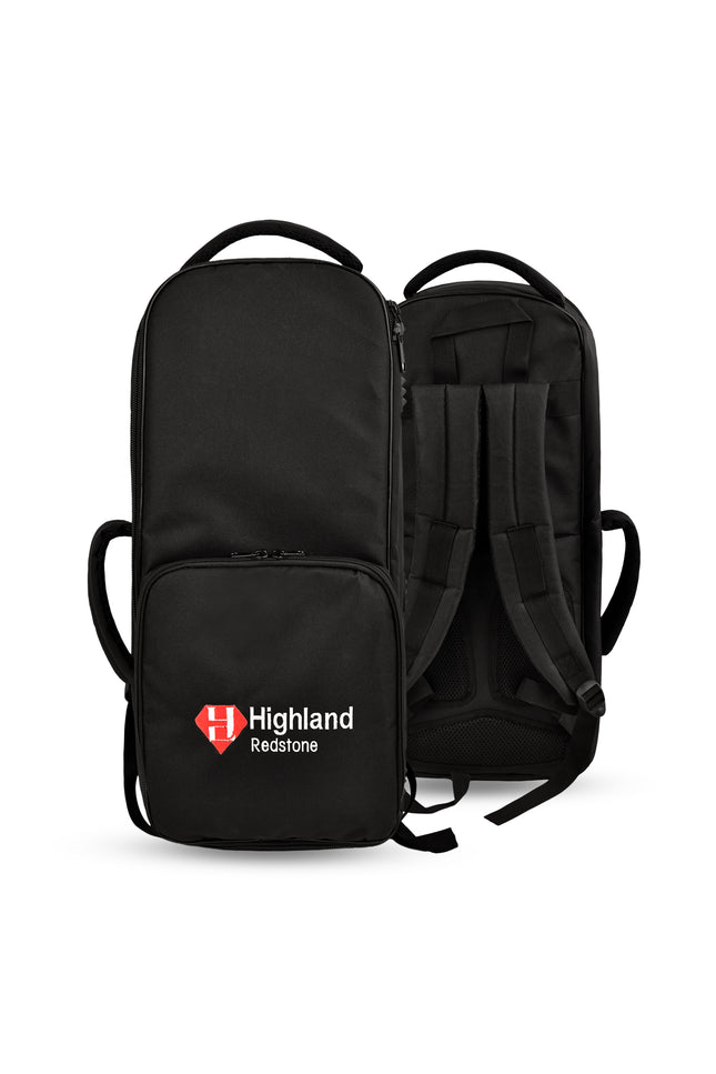 Scottish Bagpipe Carrying Case | Padded Travel Backpack for Great Highland Instruments with Shoulder Straps & Handles