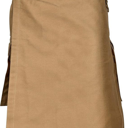 Mens Kilt Scottish Phantom Utility Kilts for Men Traditional Highland Costume Kilts with Cargo Pockets