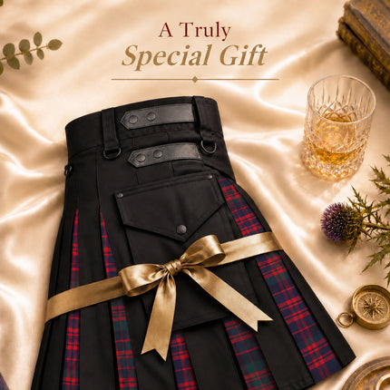 Kilts utilitarios híbridos para hombre (nacional escocés) 