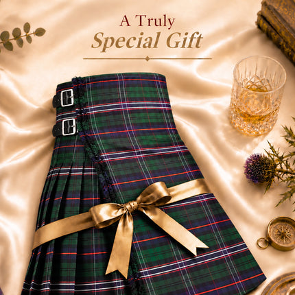 Kilt pour homme | Kilt écossais national en polyviscose 8 yards traditionnel pour homme