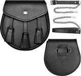 Semi Dress Real Leather Sporran