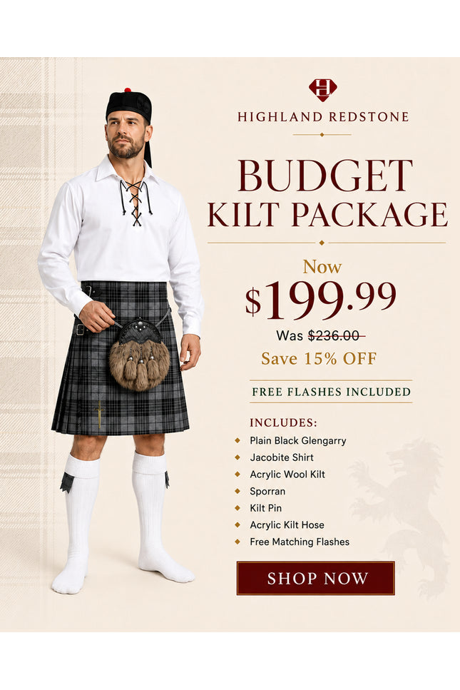 Acrylic Kilt Package | Grey Watch