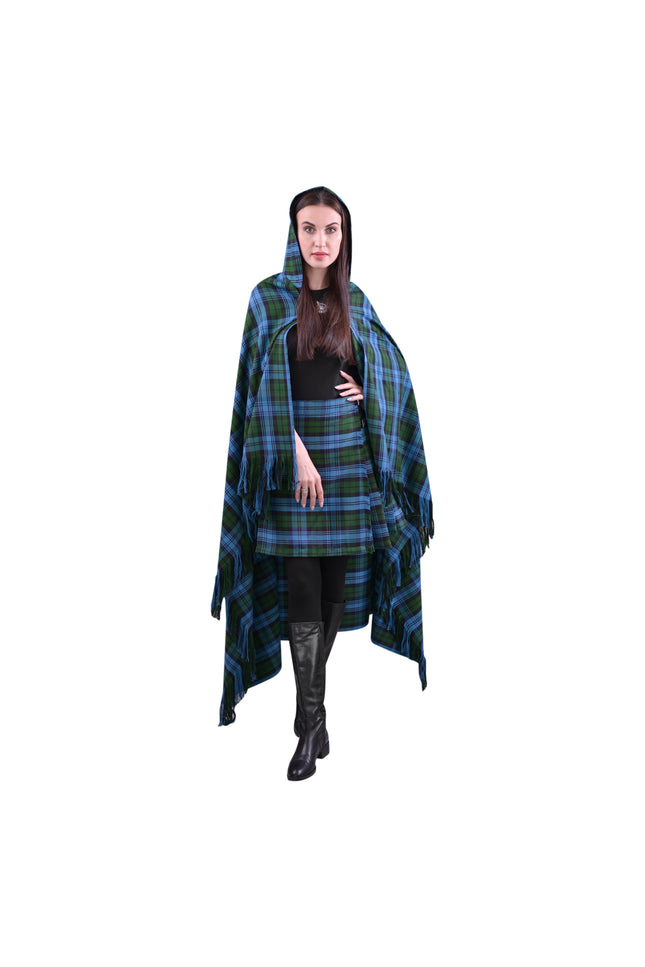 Women Tartan Cloak - Ancient Campbell