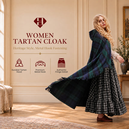 Cape écossaise pour femme - Black Watch