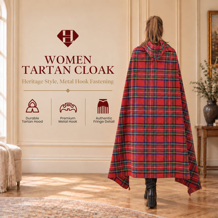 Cape écossaise pour femme - Royal Stewart