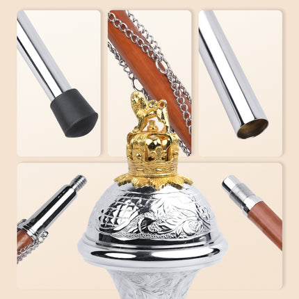 Scottish Drum Major Ceremonial Mace| Crown Lion Emblem
