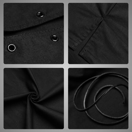 Highland Black Kilt Shirt - Traditional Scottish Style