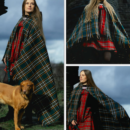 Redstone Ireland Women Tartan Cloak - Irish Heritage - Limited Edition – Highland ...