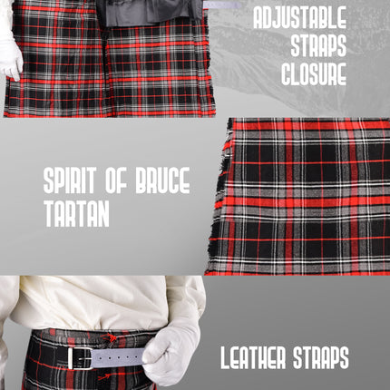 Spirit of Bruce Hybrid Utility Kilt for Men – Traditional Style with Modern Functionality
