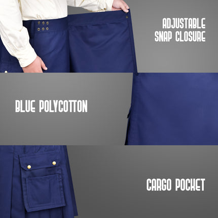 Phantom Modern Blue Utility Kilt