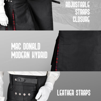 MacDonald Modern Kilt for Men - Traditional Style with Modern Functionality