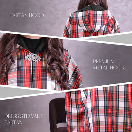 Women Tartan Cape - Dress Stewart