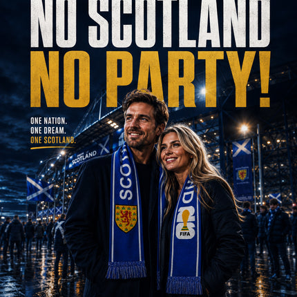 Scotland FIFA Fan Muffler - Thick Double Knit Supporter Scarf