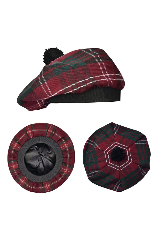Tam O'Shanter Hat with Pompom | Crawford Tartan