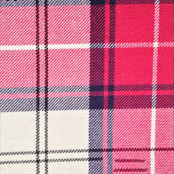 Dancing Pink Tartan Fabric and Accessories - Highland Redstone