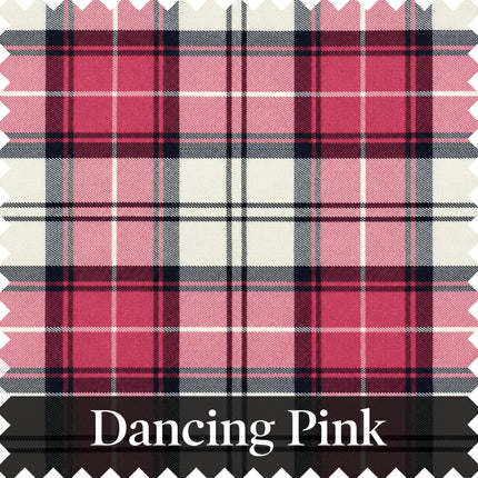Tartan rose dansant