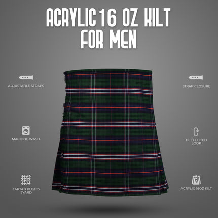 Acrylic Kilt | 16oz  Scottish National Tartan Kilt