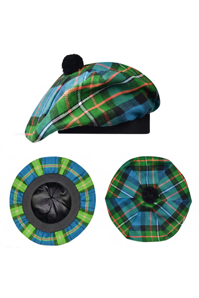 Tam O'Shanter Hat with Pompom | Ferguson Tartan