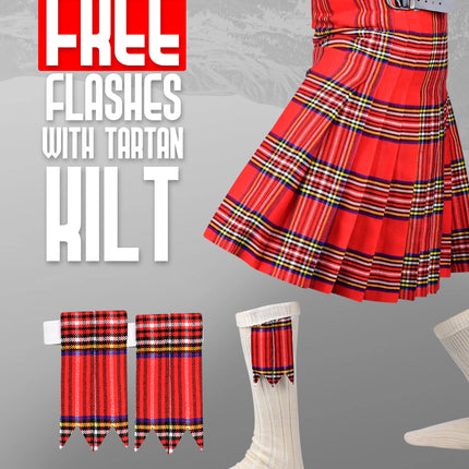 Acrylic Kilt | 16oz Royal Stewart Tartan Kilt