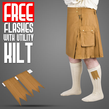 Phantom Modern Khaki Utility Kilt