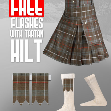 Valor Acrylic Utility Kilt | 16oz Fraser Weathered Tartan KIlt